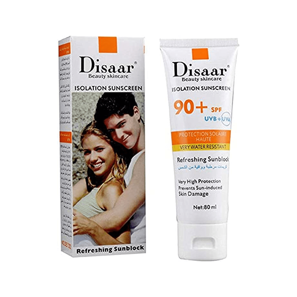 Disaar skincare 90+spf واقي الشمس المرطب من ديزار