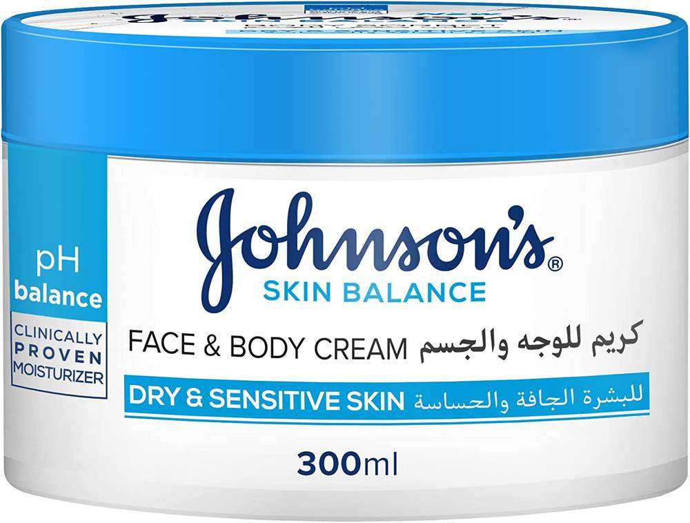 جونسون كريم منعش للجسم 300مل