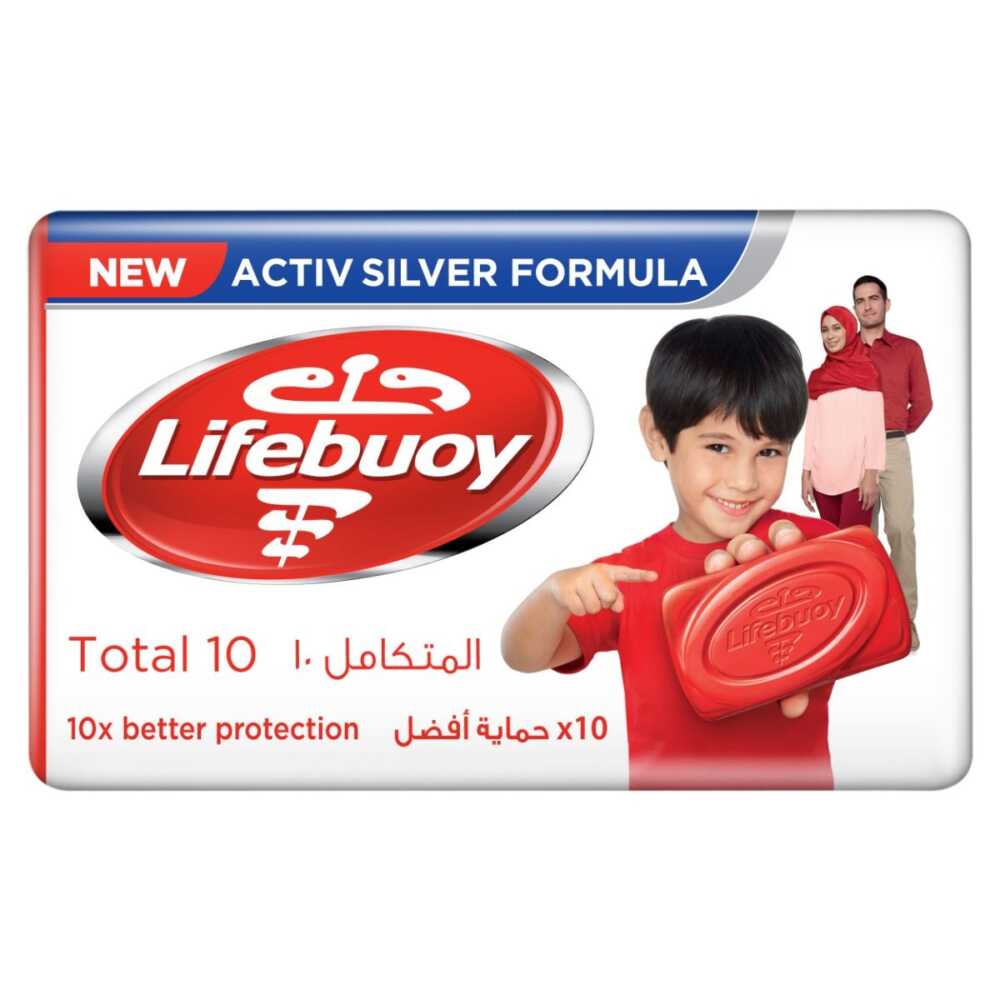 صابون مضاد للبكتيريا توتال 10 من لايفبوي 70 جرام