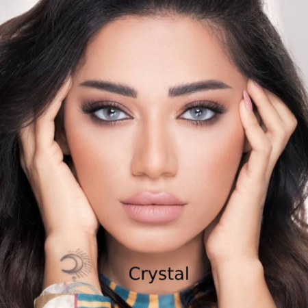 العدسات اللاصقة الشهرية كريستال من لومينوس