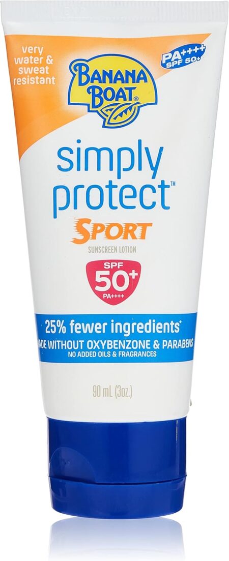 بانانا بوت واقي الشمس الرياضي ببساطة حماية SPF50 + PA 90 مل
