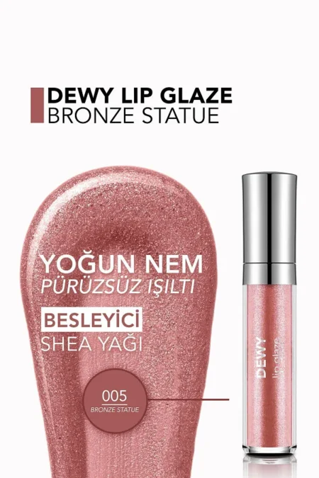 فلورمار-ملمع شفاه مغذي وملمع شفاه من ديوي - 005 برونزي
