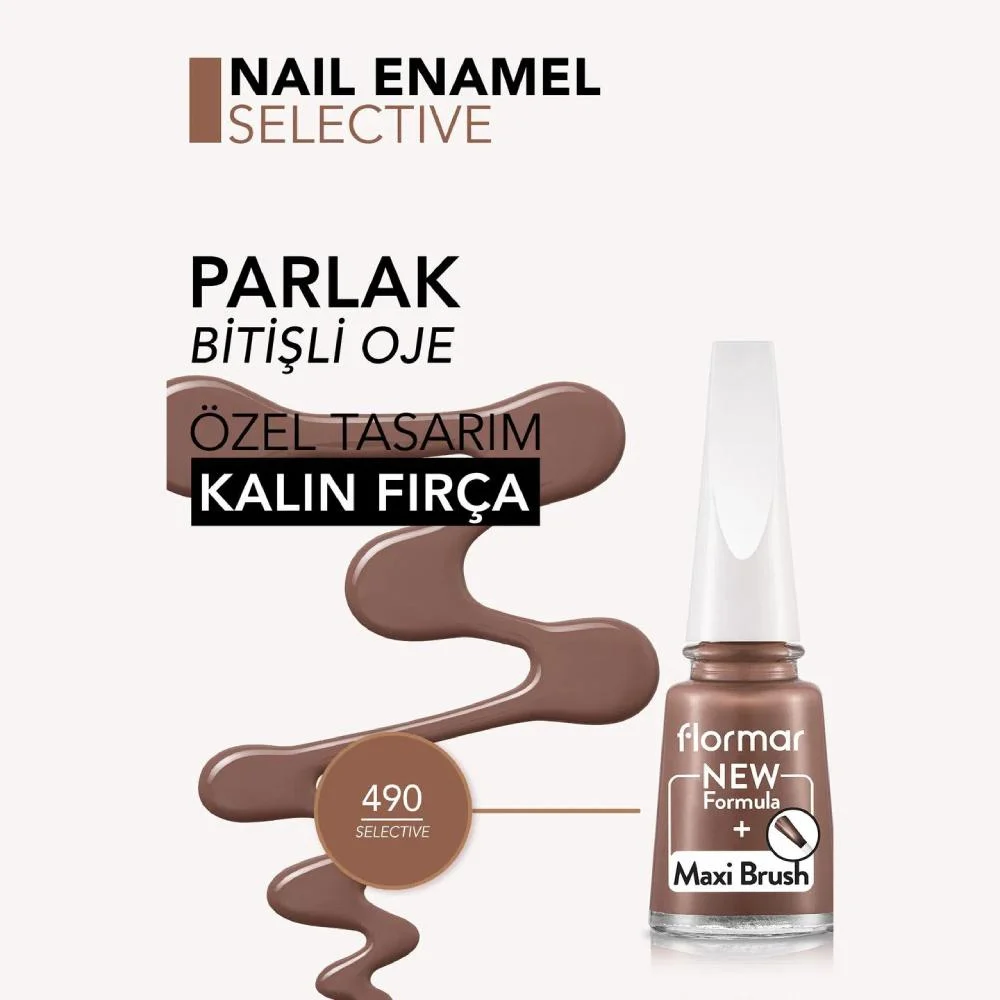 مناكير اظافر نايل ايناميل 490 من فلورمار 11 مل