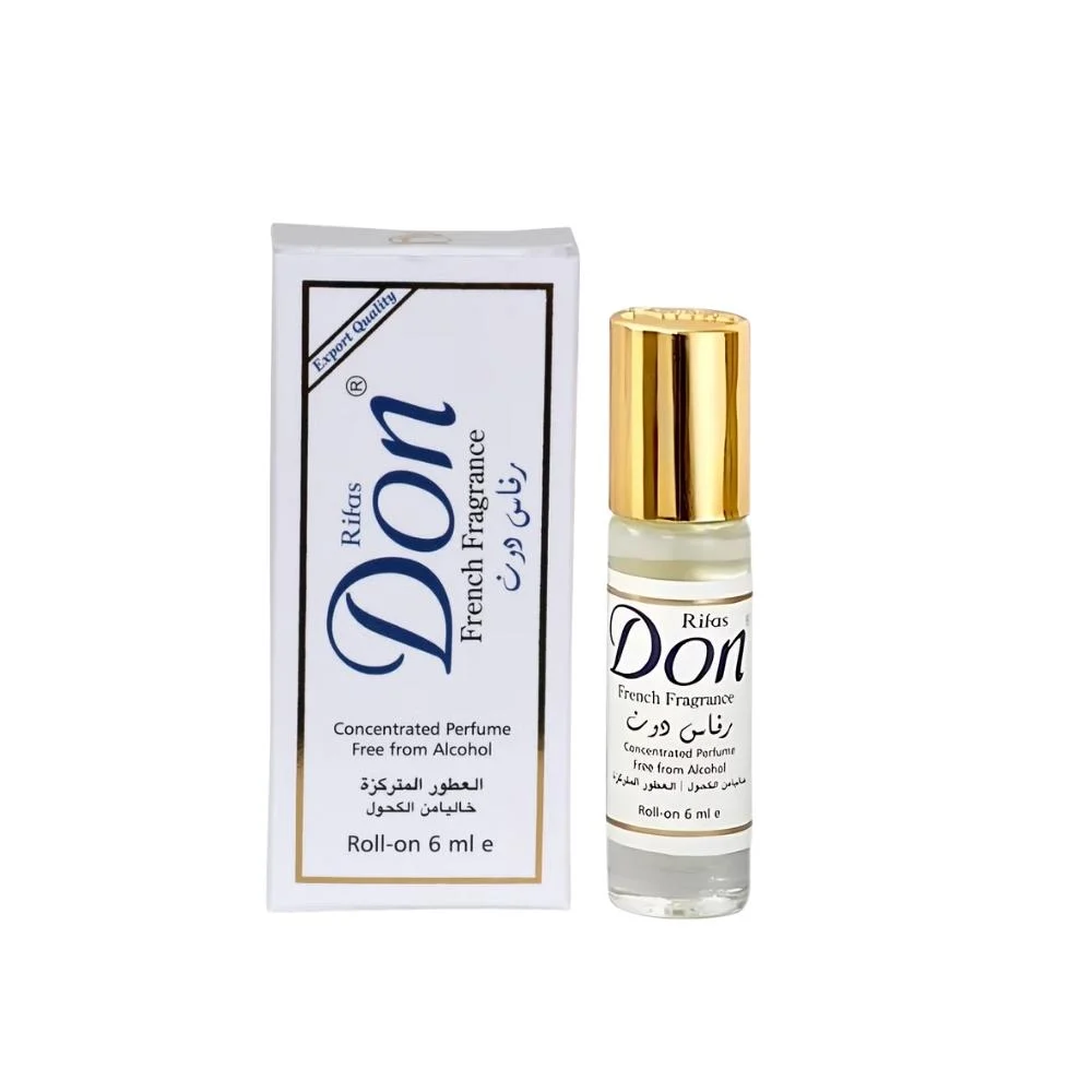 عطر دون رول اون خالي من الكحول من رفاس - 6 مل